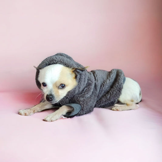 Buzo Ovejero Gris/Beige